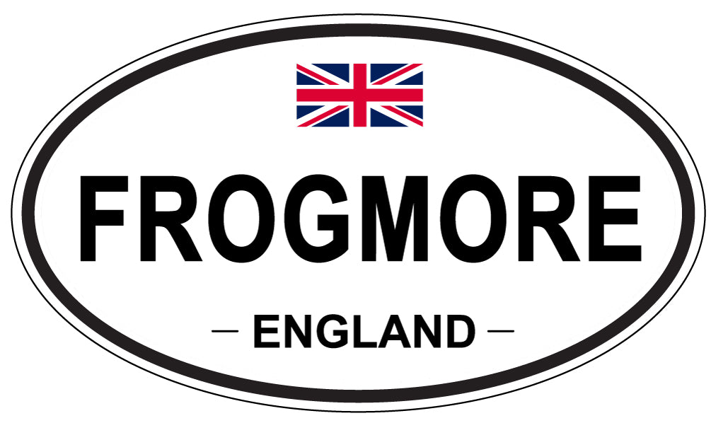 FROGMORE, ENGLAND - Oval Sticker