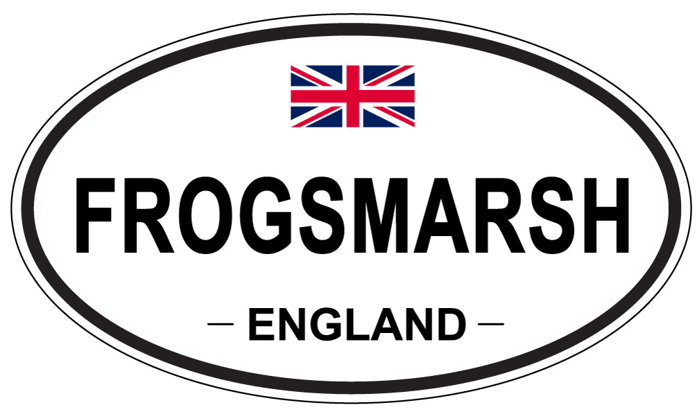 FROGSMARSH, ENGLAND - Oval Sticker