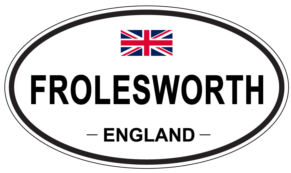 FROLESWORTH, England - Oval Magnet