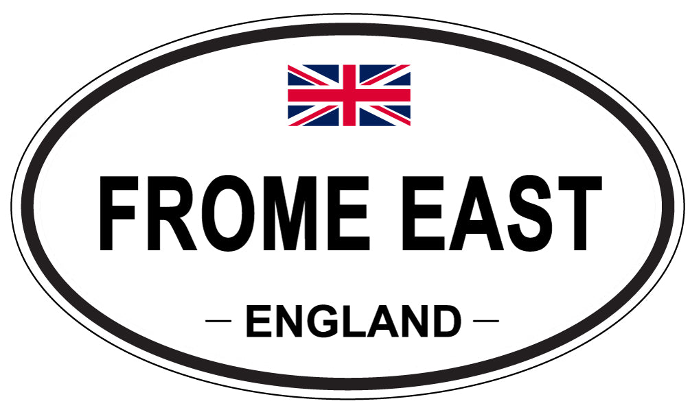 FROME EAST, ENGLAND - Oval Sticker