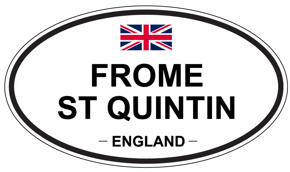 FROME ST QUINTIN, England - Oval Magnet
