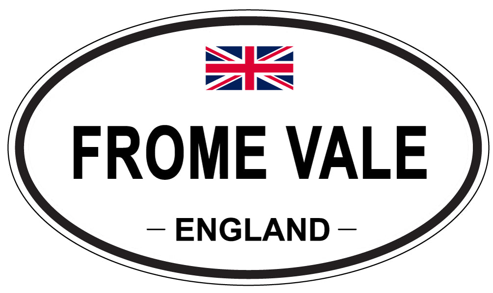 FROME VALE, ENGLAND - Oval Sticker