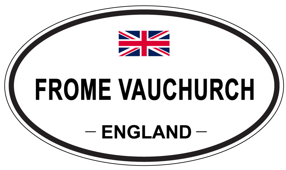 FROME VAUCHURCH, England - Oval Magnet
