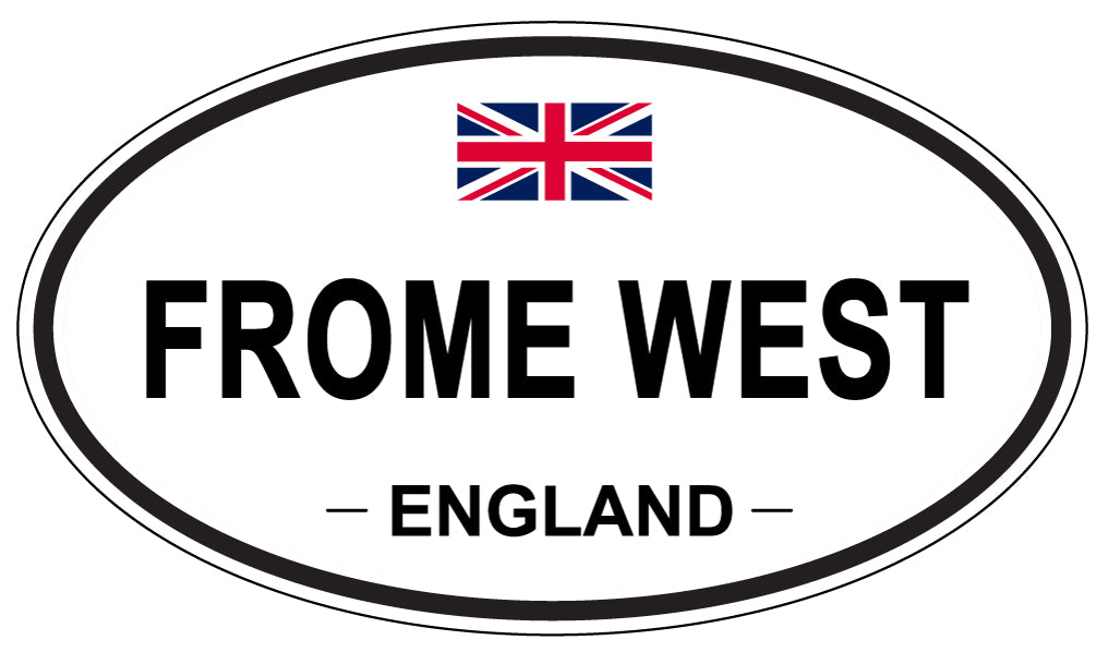 FROME WEST, England - Oval Magnet