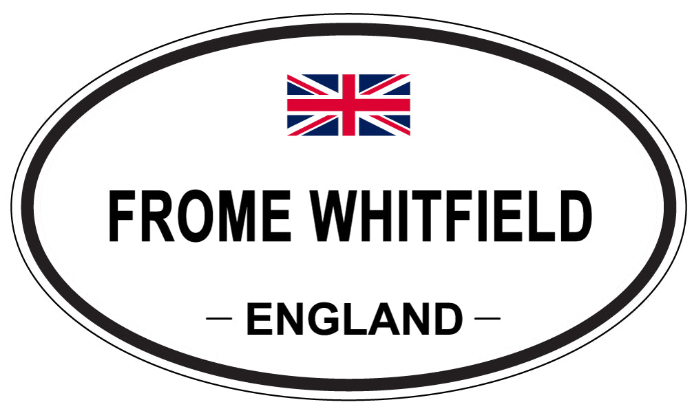FROME WHITFIELD, ENGLAND - Oval Sticker