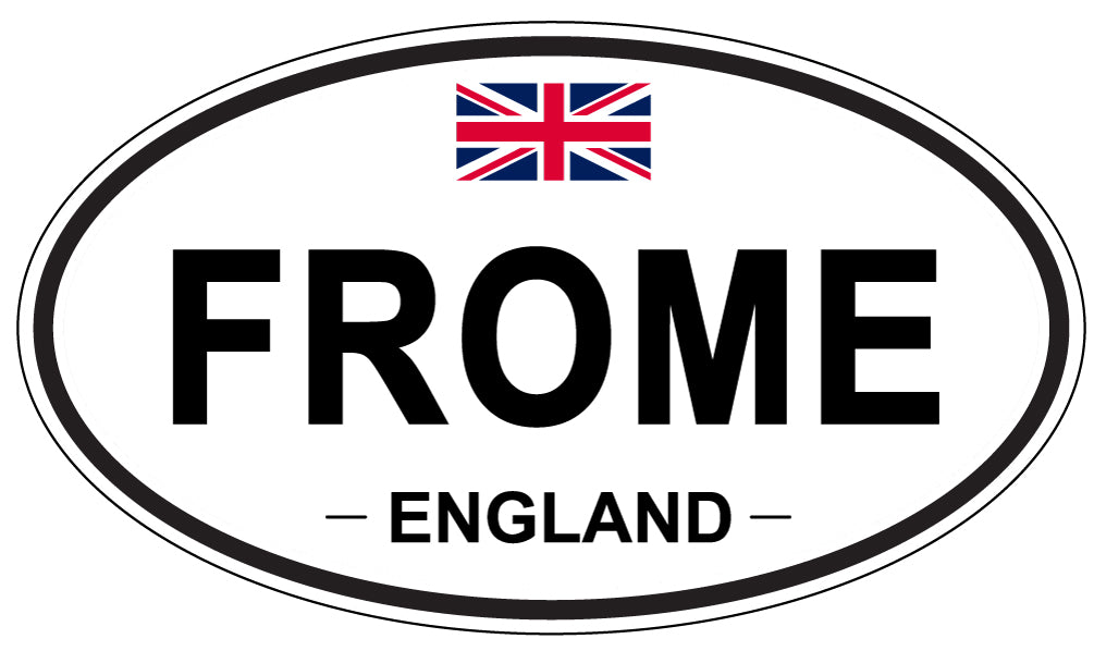 FROME, ENGLAND - Oval Sticker
