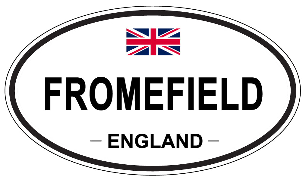 FROMEFIELD, England - Oval Magnet