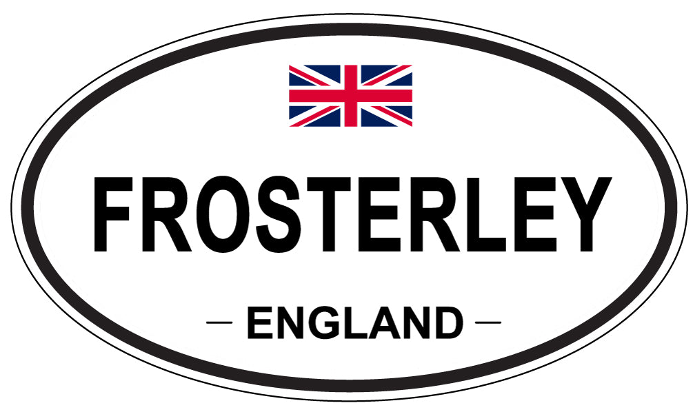 FROSTERLEY, England - Oval Magnet