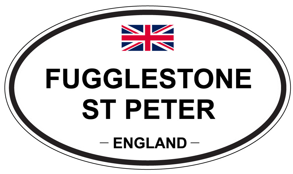 FUGGLESTONE ST PETER, England - Oval Magnet