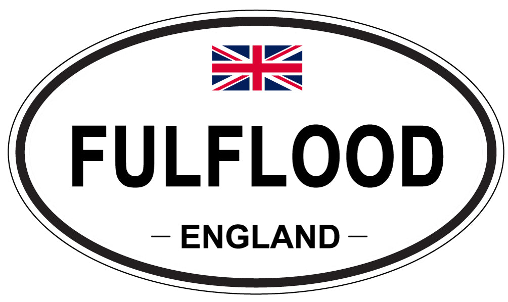 FULFLOOD, England - Oval Magnet