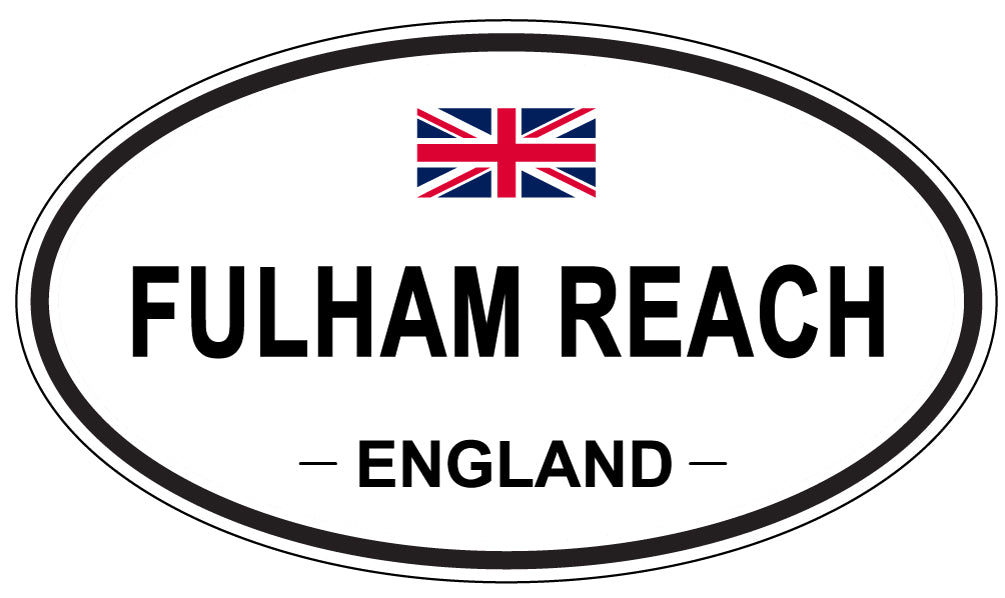 FULHAM REACH, England - Oval Magnet
