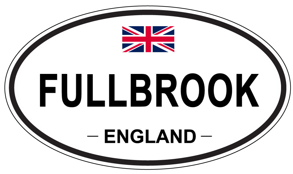 FULLBROOK, England - Oval Magnet