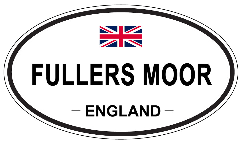 FULLERS MOOR, England - Oval Magnet