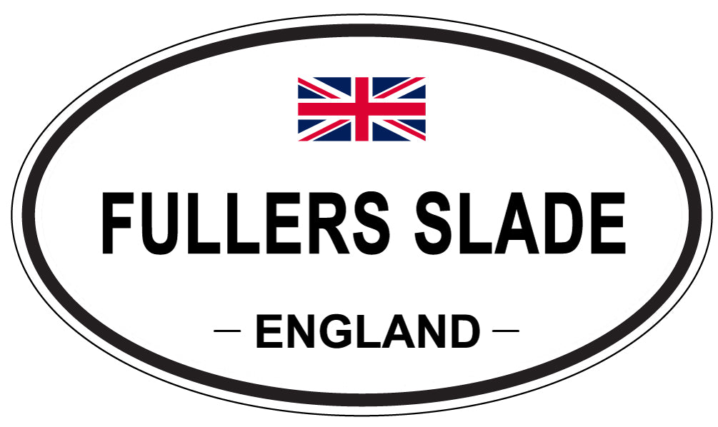 FULLERS SLADE, ENGLAND - Oval Sticker