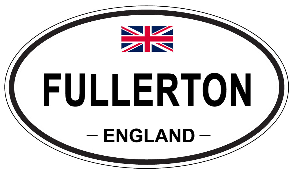 FULLERTON, England - Oval Magnet