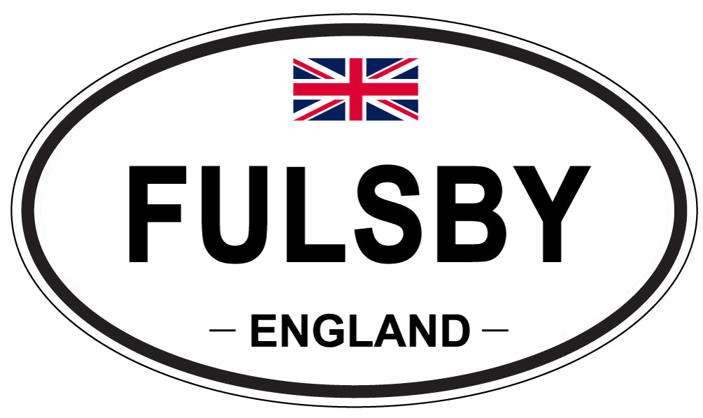 FULSBY, England - Oval Magnet