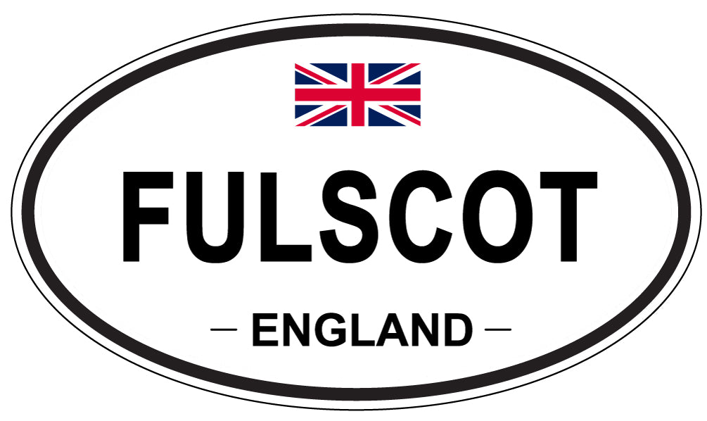 FULSCOT, ENGLAND - Oval Sticker