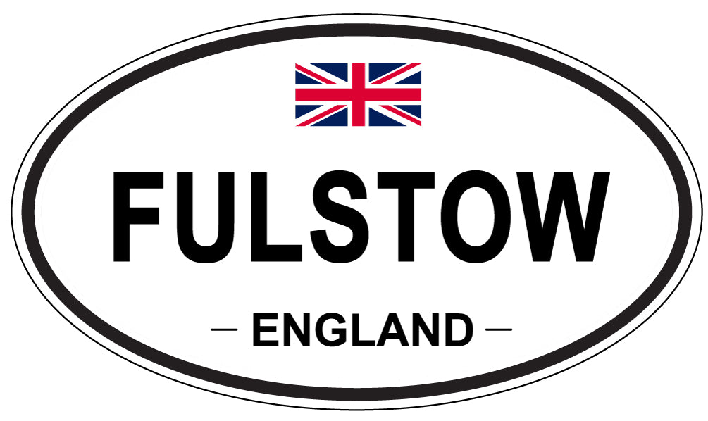 FULSTOW, ENGLAND - Oval Sticker