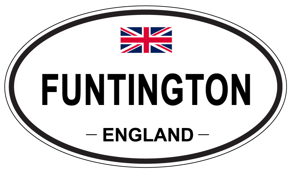 FUNTINGTON, England - Oval Magnet