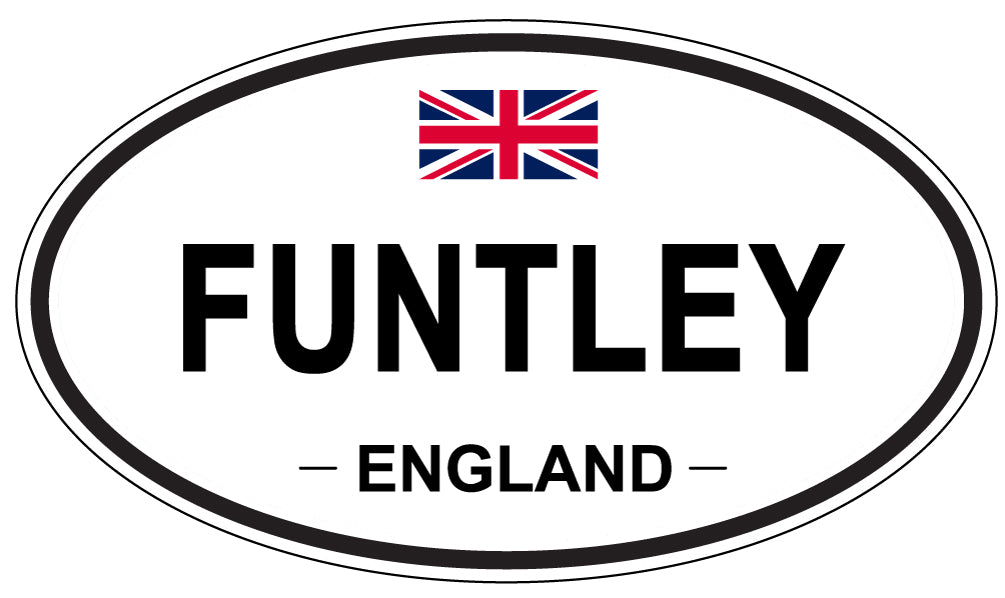 FUNTLEY, England - Oval Magnet