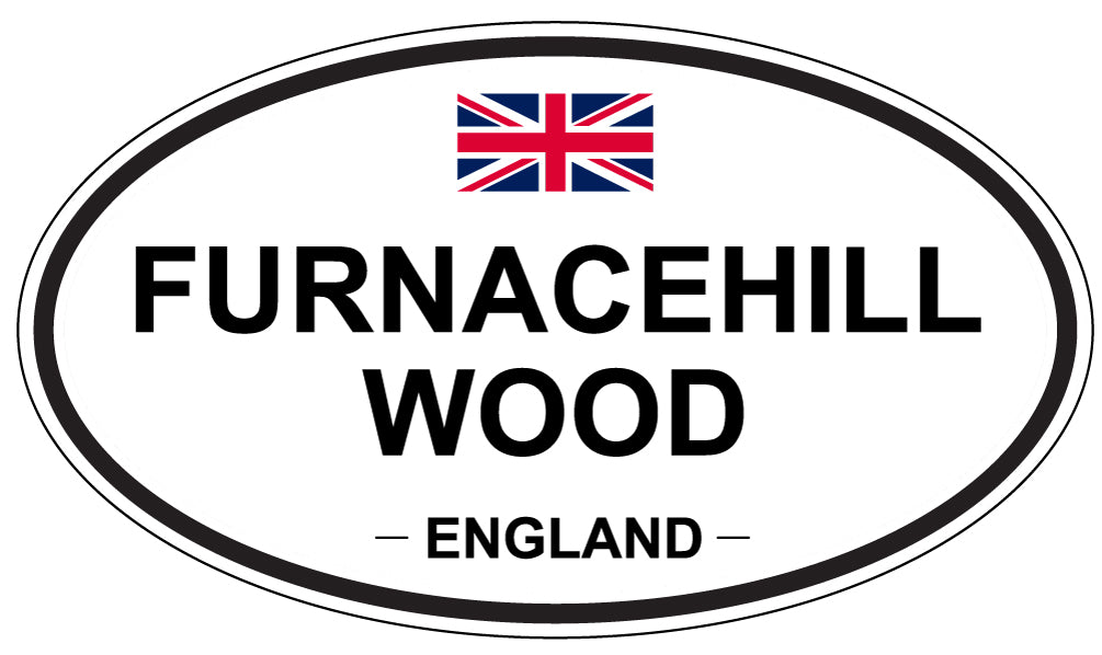 FURNACEHILL WOOD, ENGLAND - Oval Sticker