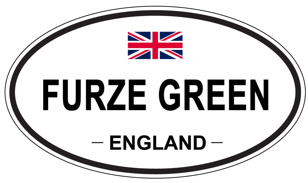 FURZE GREEN, England - Oval Magnet