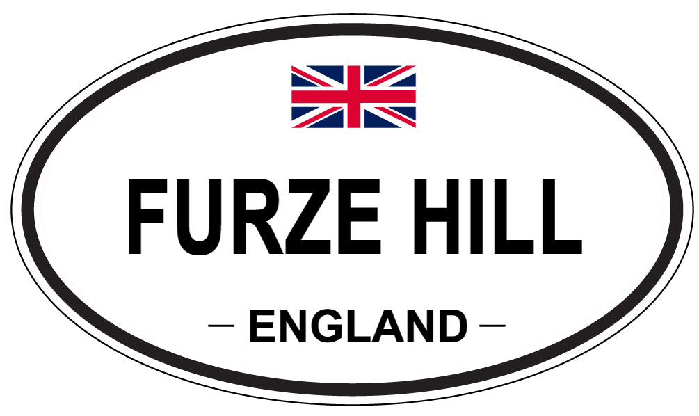 FURZE HILL, England - Oval Magnet
