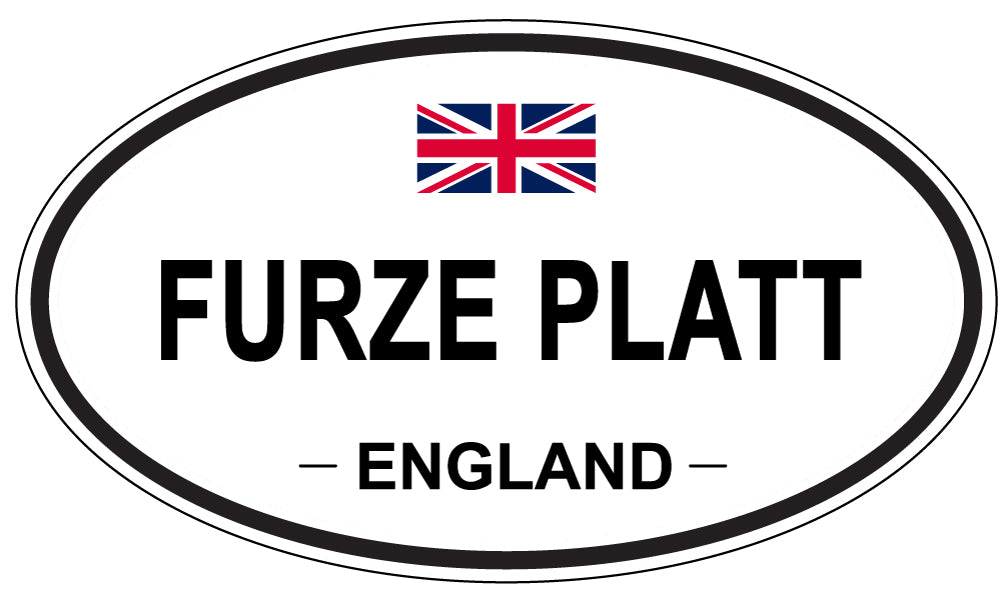 FURZE PLATT, England - Oval Magnet