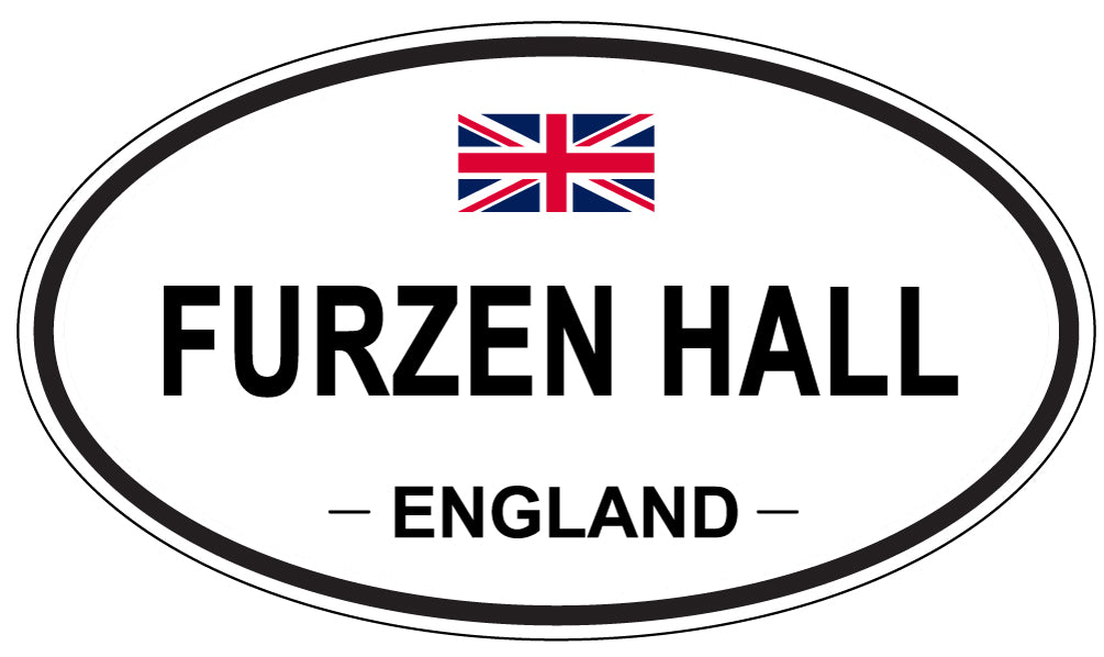 FURZEN HALL, ENGLAND - Oval Sticker
