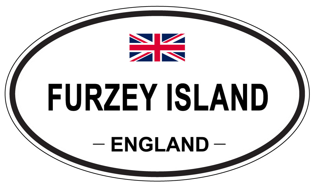 FURZEY ISLAND, England - Oval Magnet