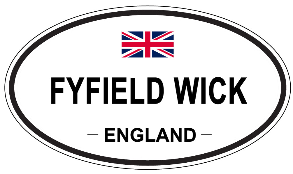 FYFIELD WICK, England - Oval Magnet