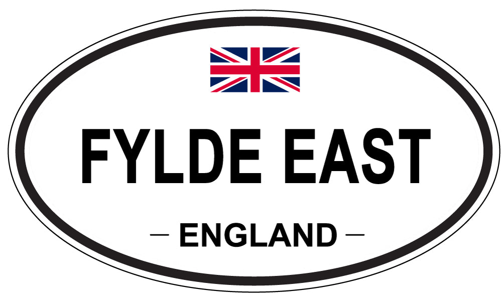 FYLDE EAST, England - Oval Magnet
