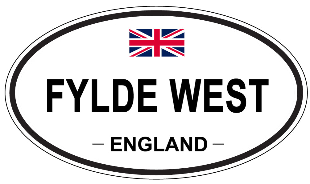 FYLDE WEST, England - Oval Magnet