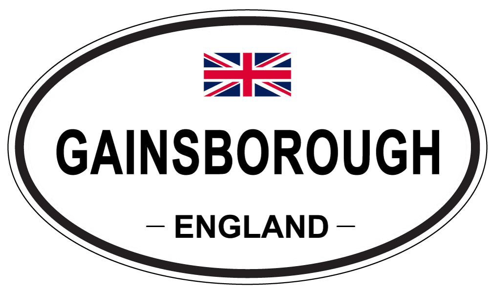 GAINSBOROUGH, England - Oval Magnet