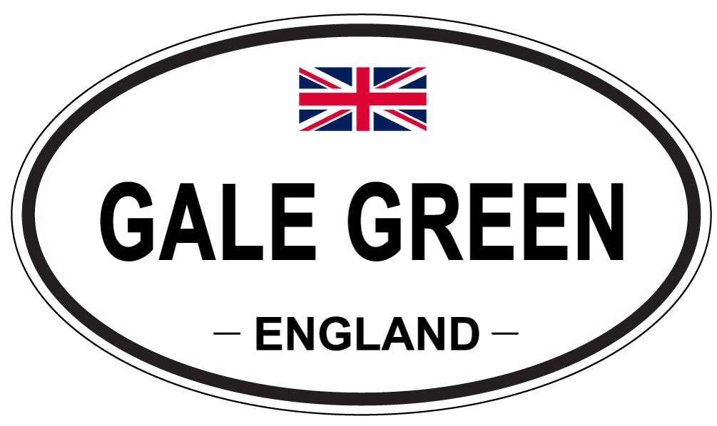 GALE GREEN, ENGLAND - Oval Sticker