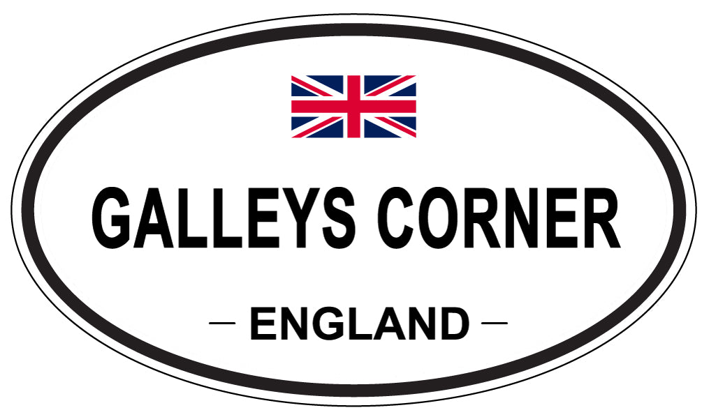 GALLEYS CORNER, England - Oval Magnet