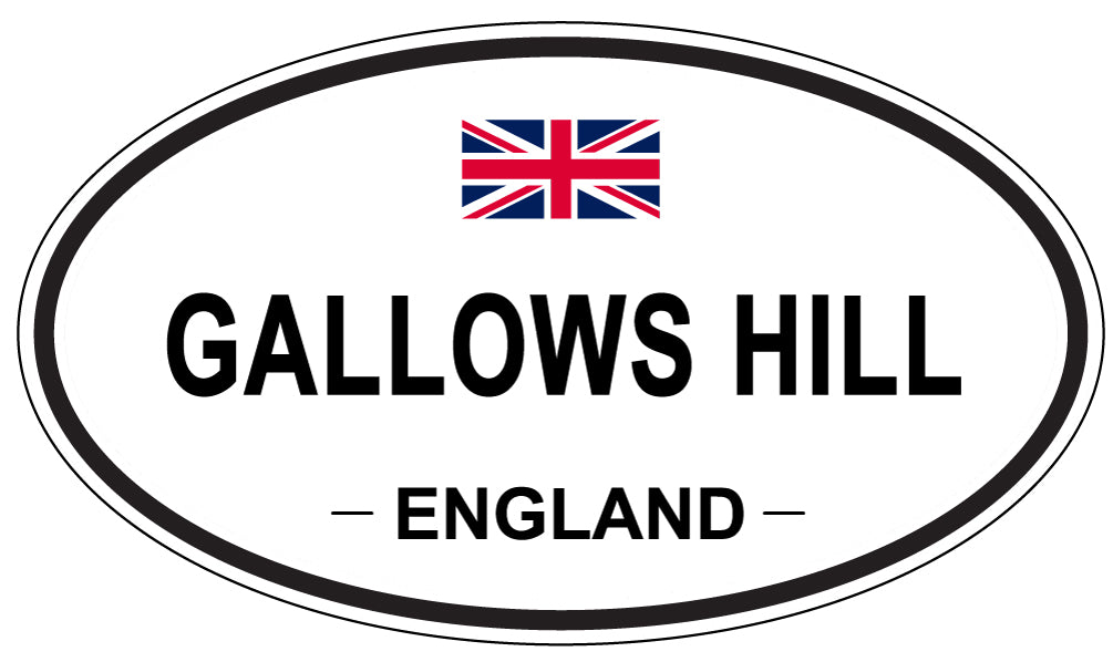 GALLOWS HILL, England - Oval Magnet