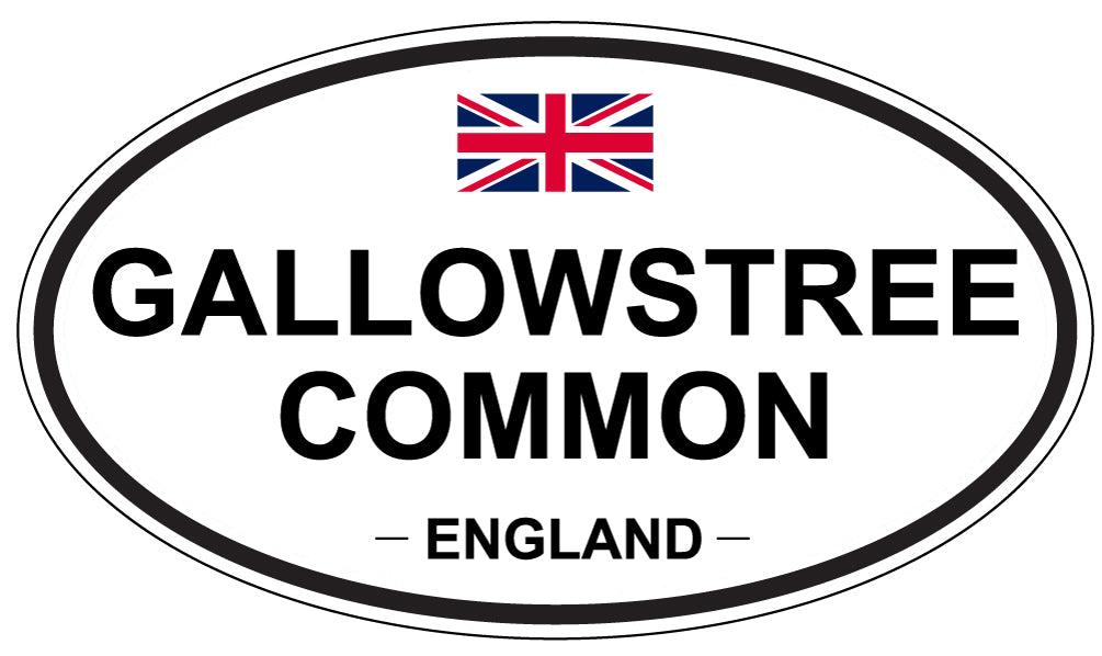 GALLOWSTREE COMMON, England - Oval Magnet