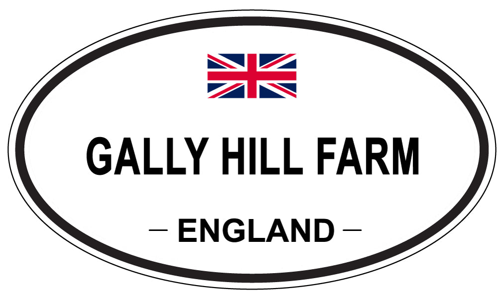 GALLY HILL FARM, England - Oval Magnet