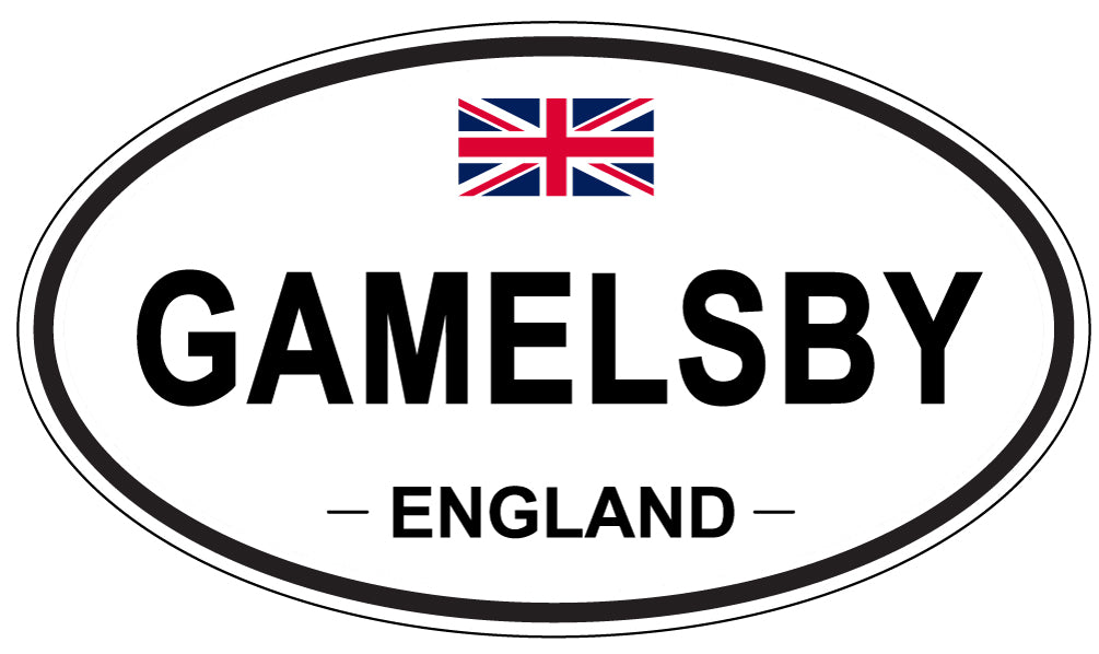 GAMELSBY, England - Oval Magnet