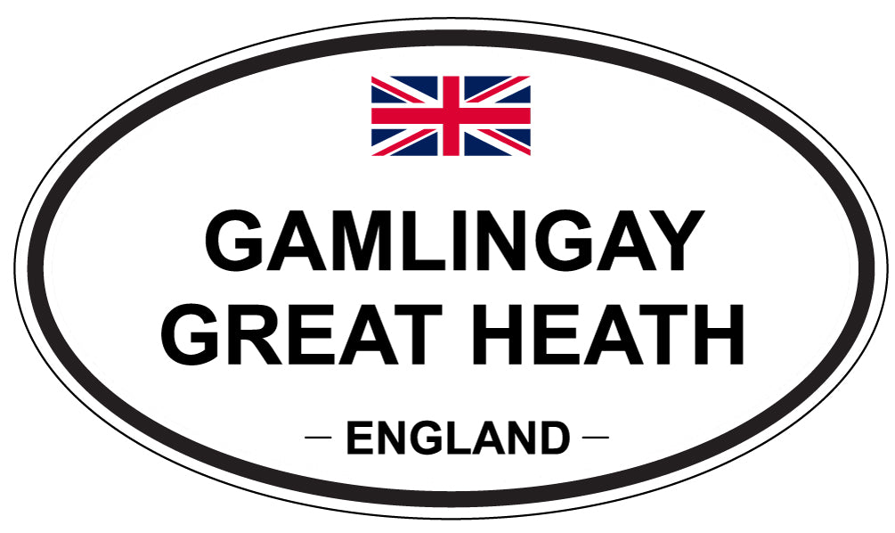 GAMLINGAY GREAT HEATH, England - Oval Magnet