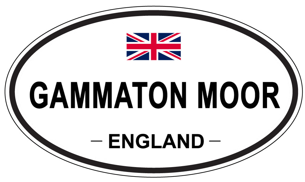 GAMMATON MOOR, England - Oval Magnet