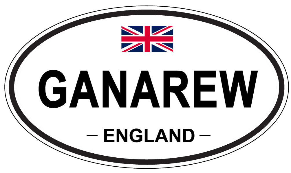 GANAREW, England - Oval Magnet