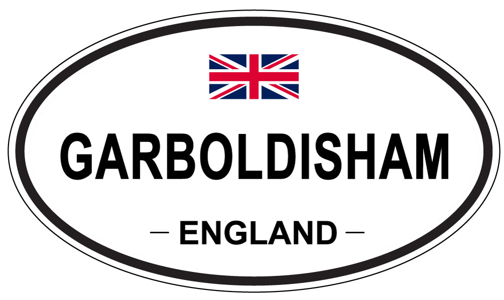GARBOLDISHAM, England - Oval Magnet