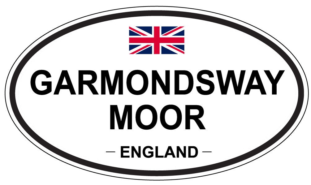 GARMONDSWAY MOOR, ENGLAND - Oval Sticker