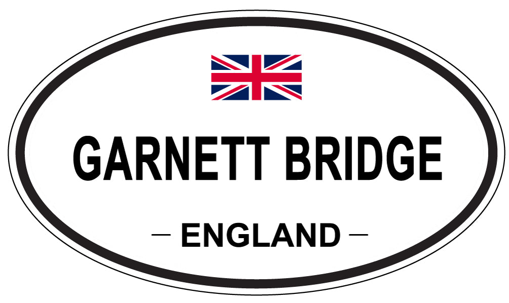 GARNETT BRIDGE, England - Oval Magnet