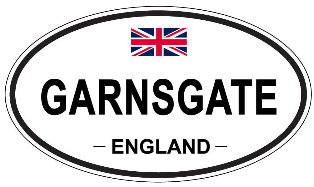 GARNSGATE, ENGLAND - Oval Sticker