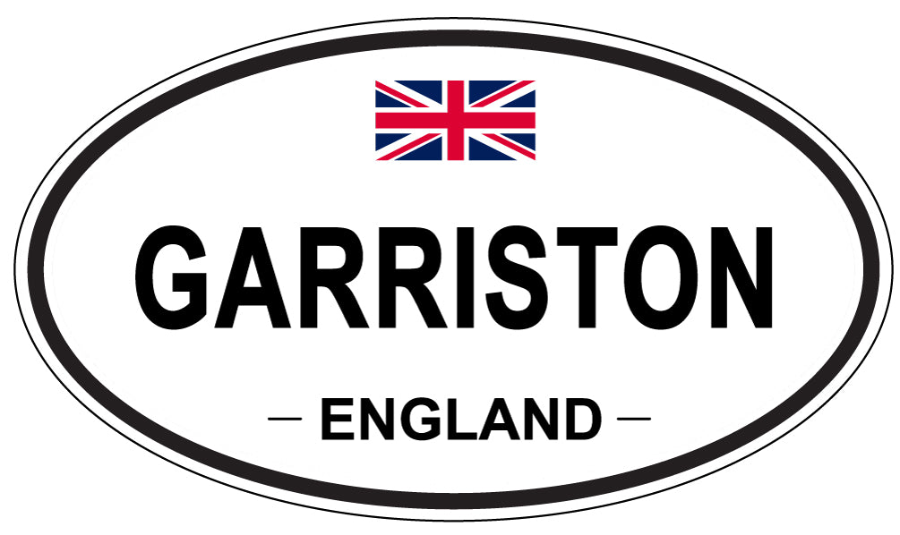 GARRISTON, England - Oval Magnet