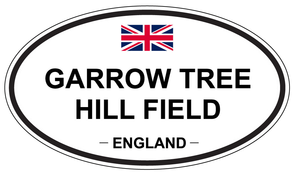 GARROW TREE HILL FIELD, England - Oval Magnet