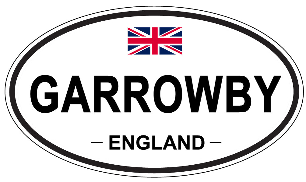 GARROWBY, England - Oval Magnet